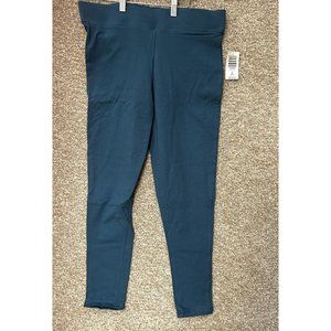 Torrid Midnight Blue Full Length Cotton Leggings Size 1XL